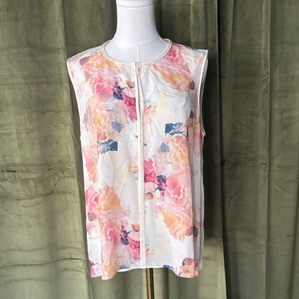 Rebecca Taylor silk Floral Blouse, US10